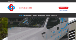 Desktop Screenshot of moransheatingandairconditioning.com